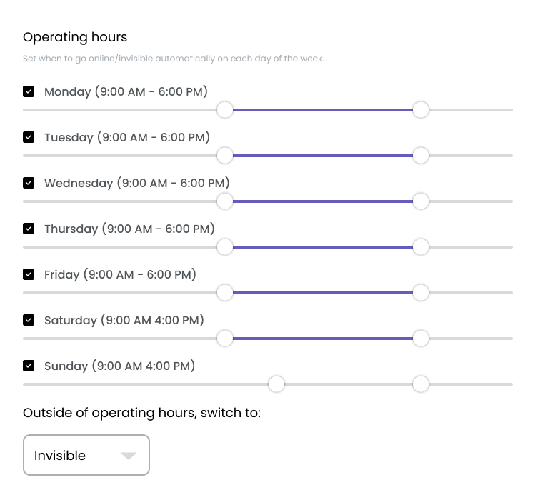 Operation Hours